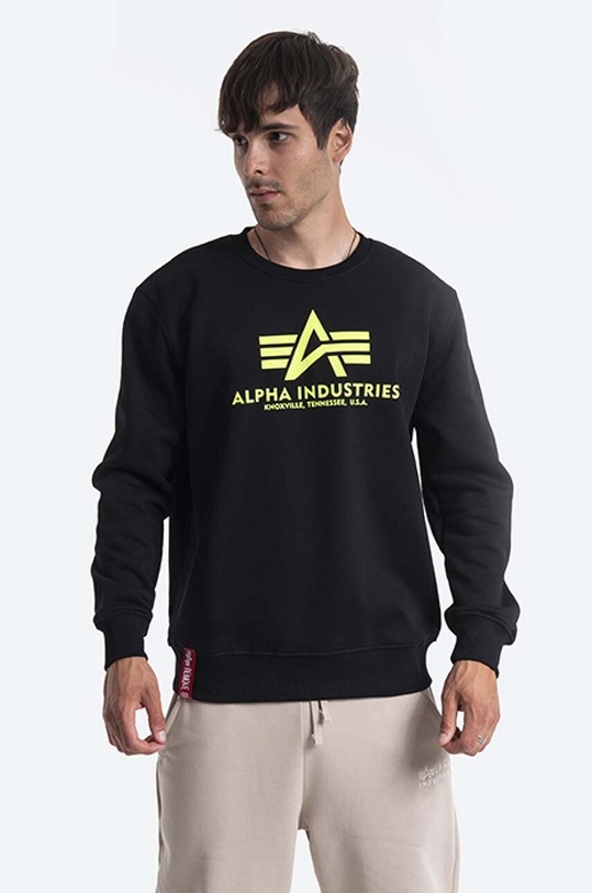 Кофта Alpha Industries Bluza Alpha Industries Basic Sweater 178302NP 478 178302NP.478 чёрный