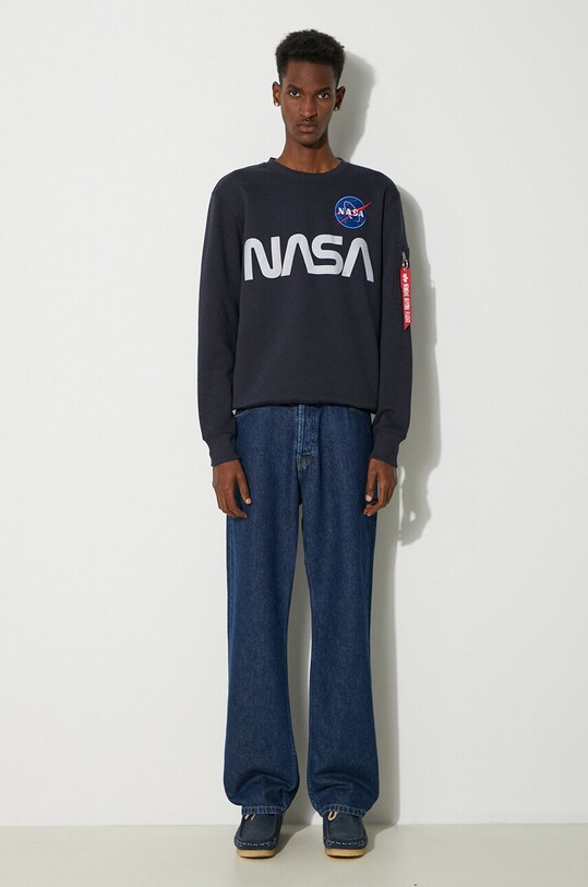 Alpha Industries bluza 178309.07 granatowy AA00