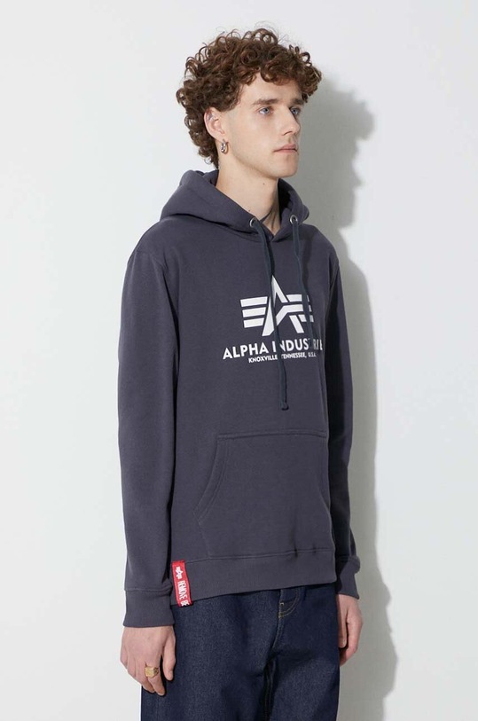 Суичър Alpha Industries Basic Hoody тъмносин 178312.02
