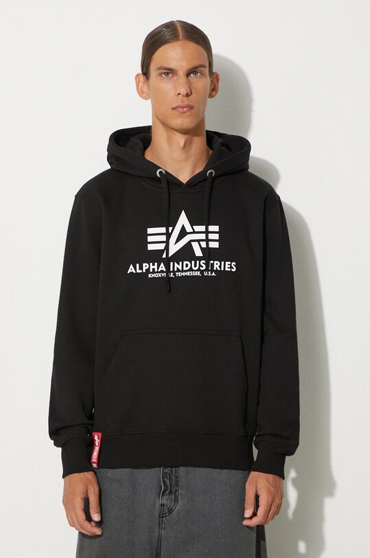 Μπλούζα Alpha Industries 178312.03 μαύρο AW24