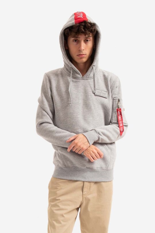 Alpha Industries sweatshirt other gray 178314.17