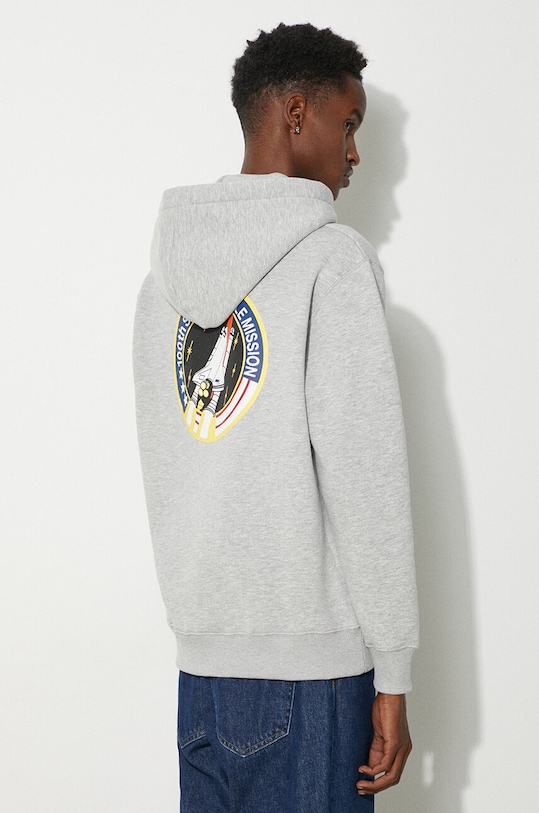 Alpha Industries sweatshirt Space Shuttle Hoody 178317.17 gray AA00