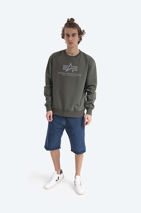 Alpha Industries bluza 178302RP.142 zielony AA00