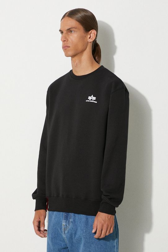 Alpha Industries bluza Bluza Alpha Industries 188307 03 gładkie czarny 188307.03