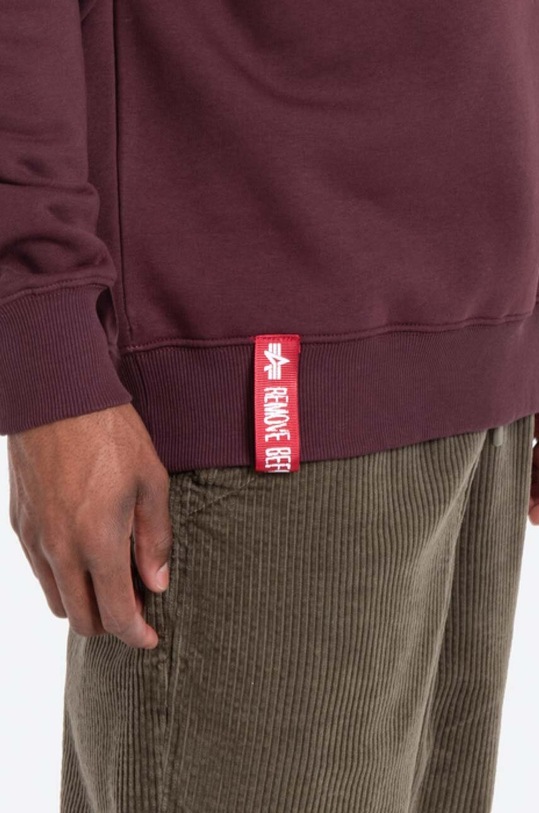 Alpha Industries sweatshirt 188307.21 maroon