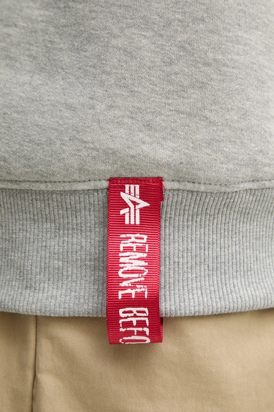 Alpha Industries bluză Basic Sweater Small Logo 188307.17 gri