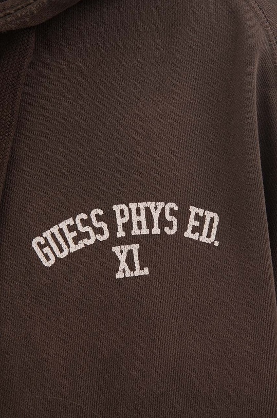 Oblečení Bavlněná mikina Guess Washed Hoodie M2BQ00.KBB40 hnědá