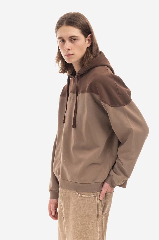 Guess U.S.A. bluza bawełniana M2BQ02.KBB40 brązowy