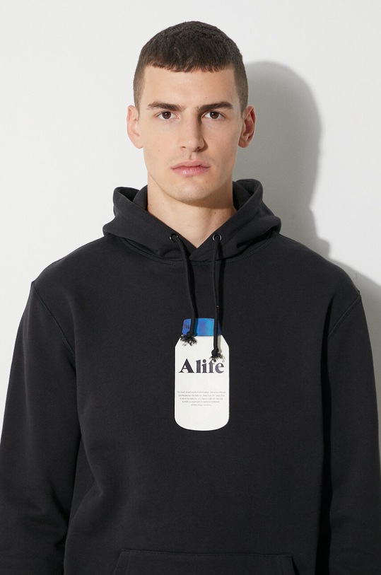 Alife cotton sweatshirt ALIFW20.36 black