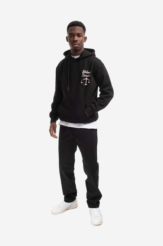 Market cotton sweatshirt 24 HR Lawyer Service Hoodie 397000396 black AA00