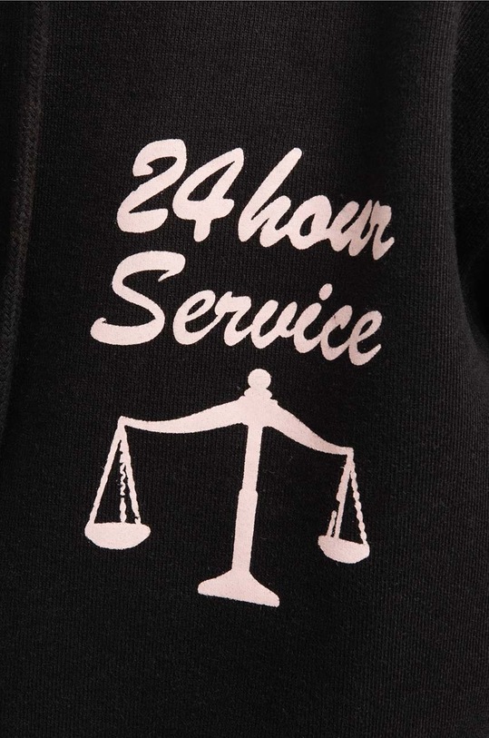 Market cotton sweatshirt 24 HR Lawyer Service Hoodie black 397000396