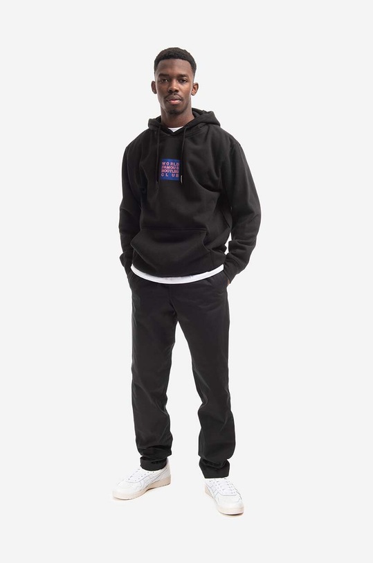 Pamučna dukserica Market World Famous Bootleg Club Hoodie 397000398.0001 crna AA00