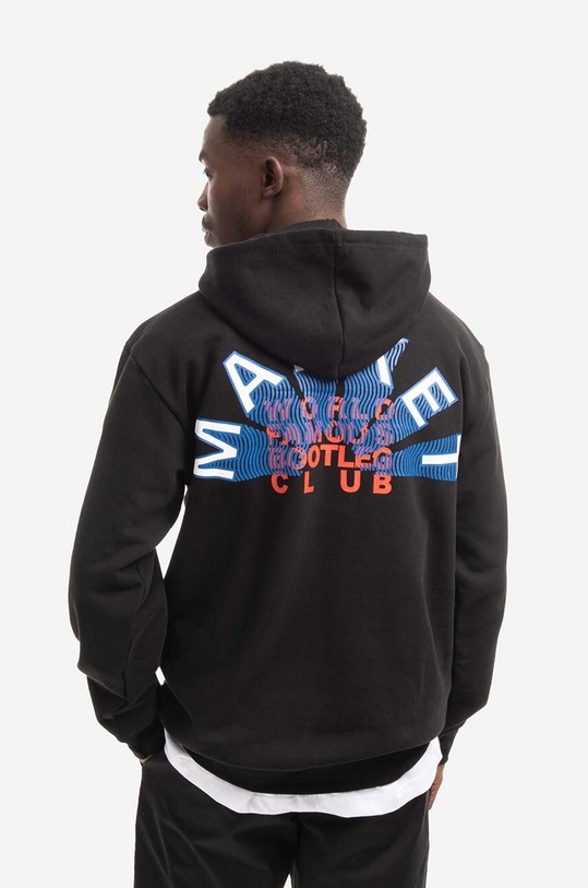 Odjeća Pamučna dukserica Market World Famous Bootleg Club Hoodie 397000398.0001 crna