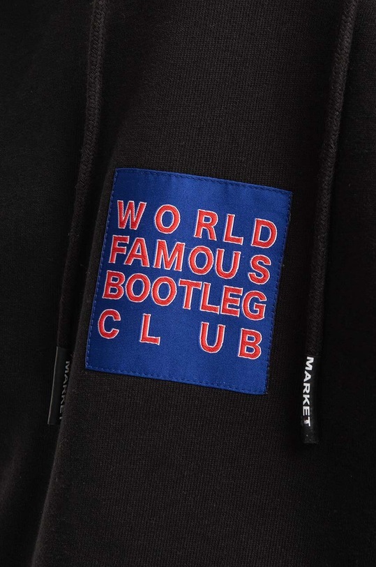 Pamučna dukserica Market World Famous Bootleg Club Hoodie 397000398.0001 crna