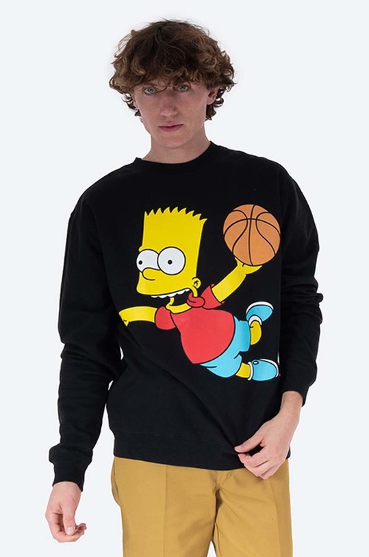 Market bluza Chinatown Market x The Simpsons Air Bart Crewneck CTM1960082.0001 czarny