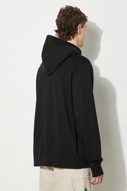 Wood Wood cotton sweatshirt Ian Double 10005600.2424 black AW22