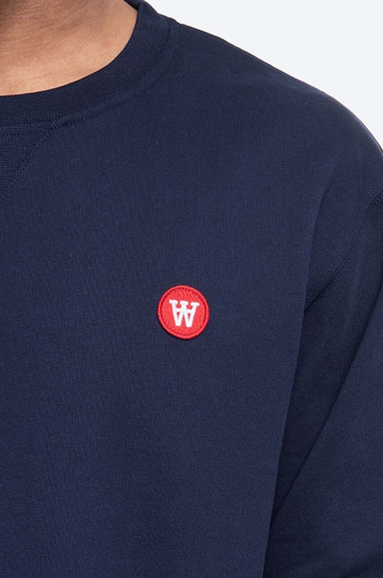 Wood Wood hanorac de bumbac Tye Double A burgundia 10005601.2424