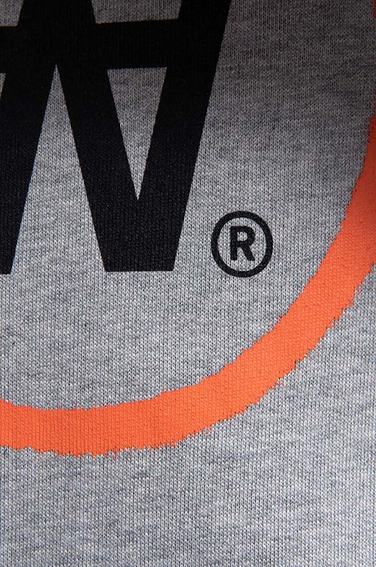 Wood Wood bluza bawełniana Ian Hoodie szary 10135605.2424