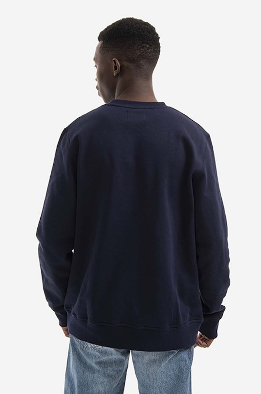 Îmbrăcăminte Wood Wood hanorac de bumbac Tye Badge 10285603.2424 bleumarin