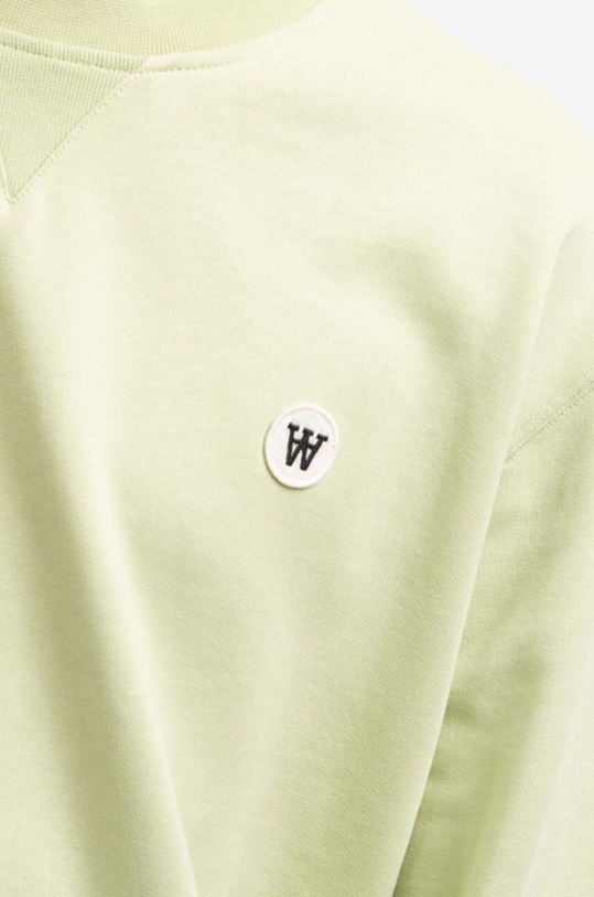 Wood Wood felpa in cotone Tye Double A verde 10915601.2424