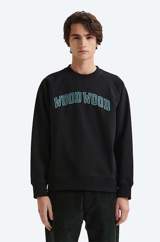 Wood Wood cotton sweatshirt Hester Ivy cotton black 12135622.2493