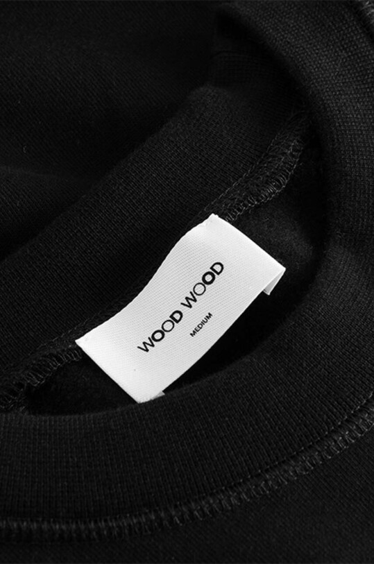 Wood Wood bluza bawełniana Hester Ivy 12135622.2493 czarny