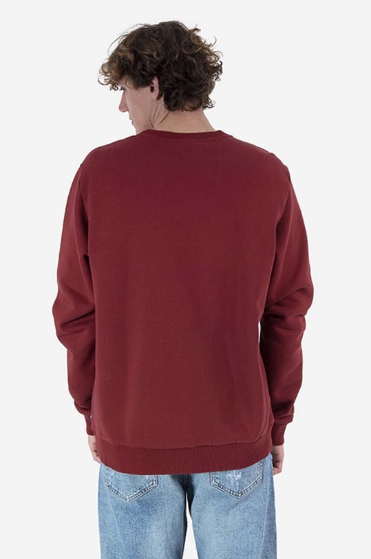 Odzież Fjallraven bluza bawełniana Logo Sweater F84142 czerwony