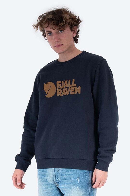 Бавовняна кофта Fjallraven Logo Sweater F84142