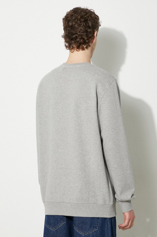 Бавовняна кофта Fjallraven Logo Sweater F84142 сірий AA00