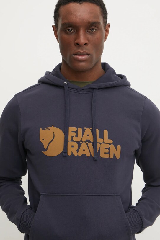 Fjallraven bluza bawełniana granatowy F84144