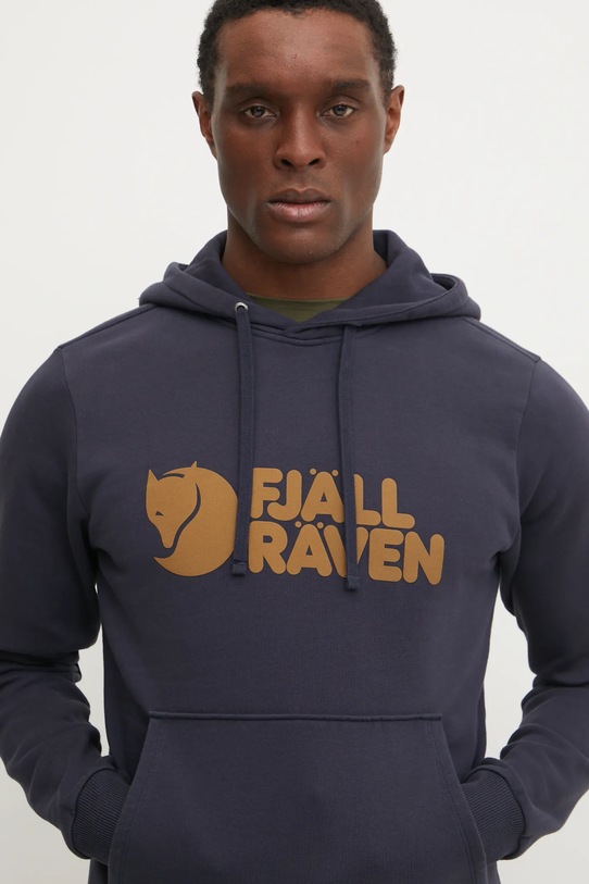 Fjallraven hanorac de bumbac bleumarin F84144