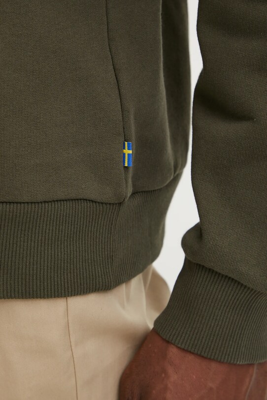Fjallraven bluza bawełniana F84144 zielony