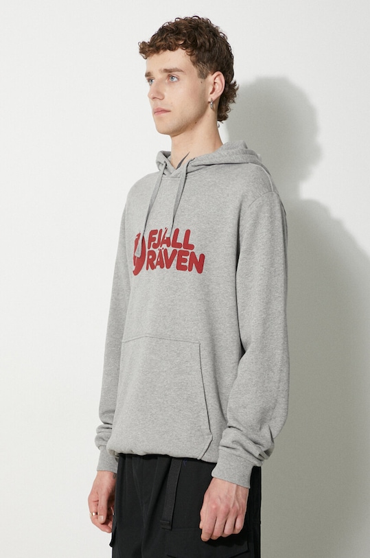 Îmbrăcăminte Fjallraven hanorac de bumbac F84144 gri