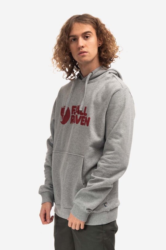Fjallraven bluza bawełniana Logo Hoodie F84144