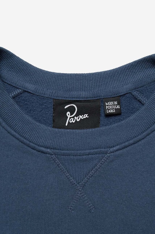 by Parra cotton sweatshirt blue 48315