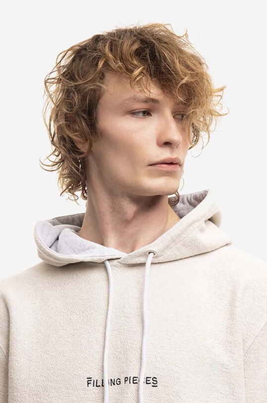 Filling Pieces bluza bawełniana Reverse beżowy 80621231695