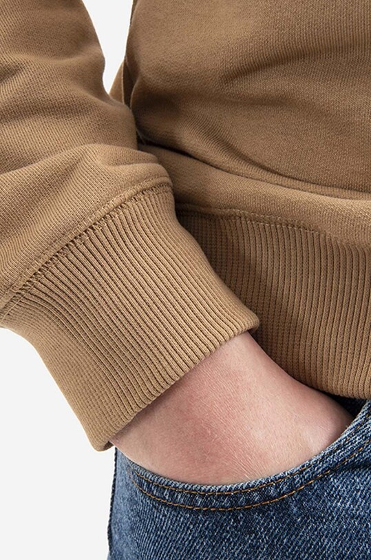 Бавовняна кофта A.P.C. Sweat Item COEAS.H27608 бежевий