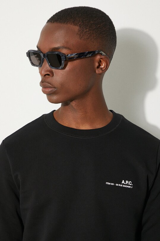 A.P.C. felpa in cotone Sweat Item COEAS.H27608 nero