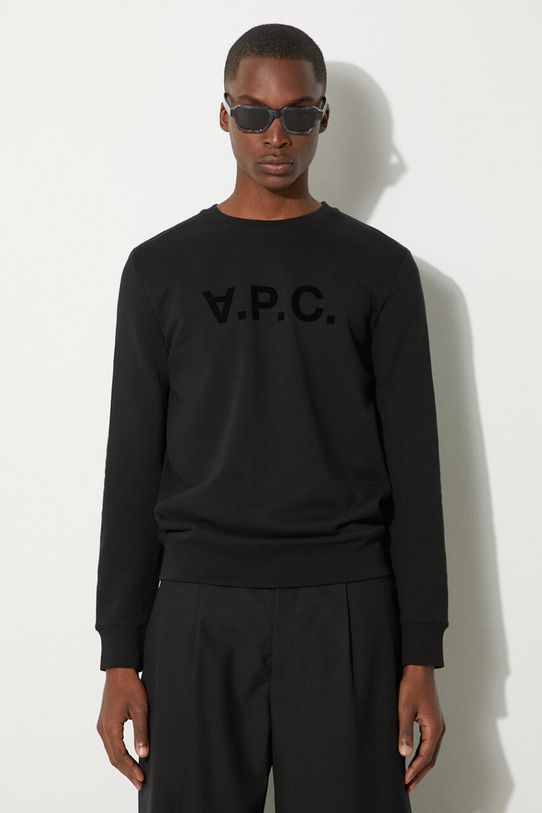 Bavlnená mikina A.P.C. Sweat Vpc Sweat Vpc COECQ-H27378 BLACK