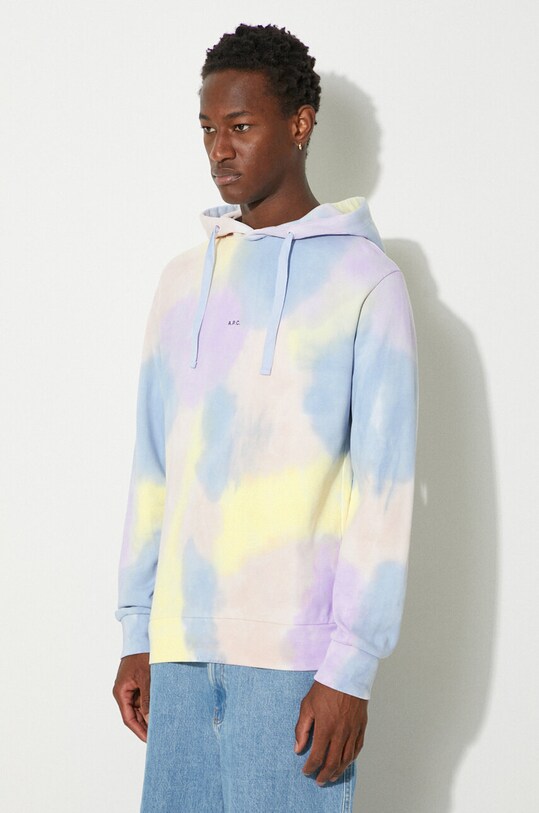 A.P.C. hanorac de bumbac Victor multicolor COEWP.H27703