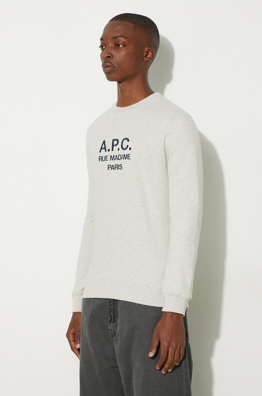 A.P.C. cotton sweatshirt Sweat Rufus gray COEZD.H27500