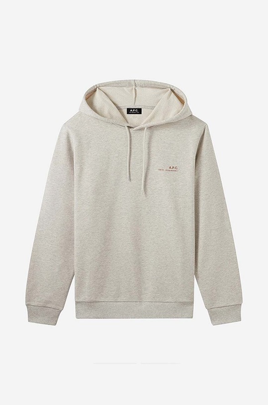 A.P.C. bluza bawełniana Item szary COEZD.H27672