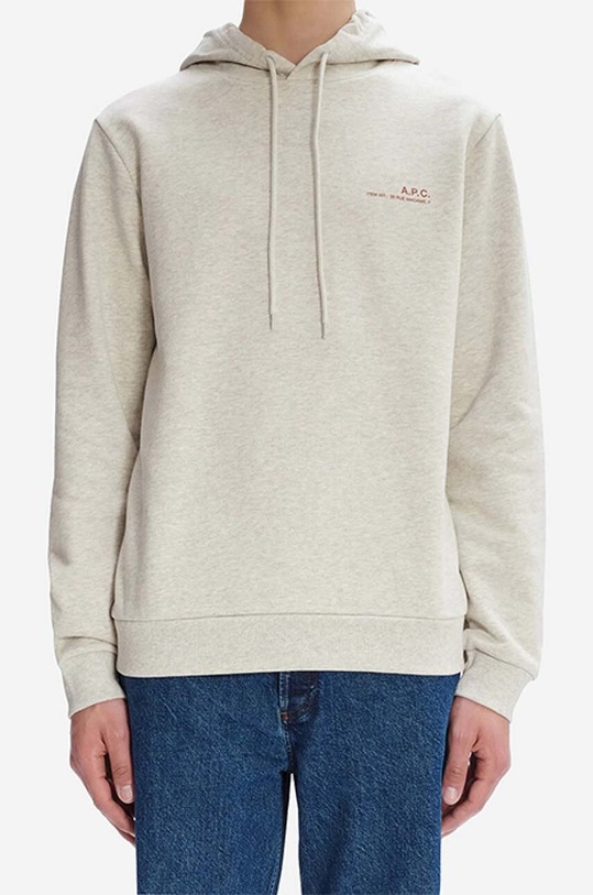 A.P.C. bluza bawełniana Item COEZD.H27672 szary