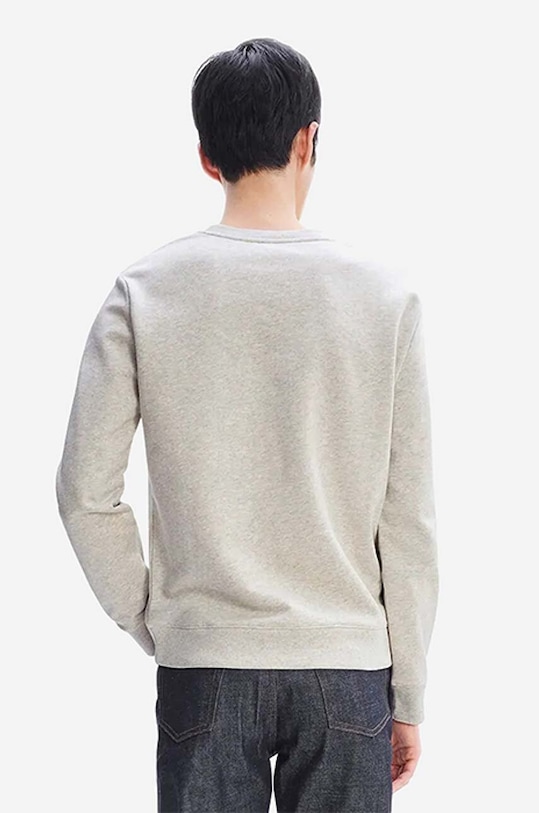 Одежда Хлопковая кофта A.P.C. Sweat Rider COEZD.H27699 серый