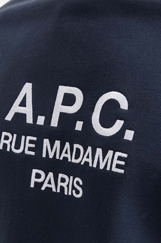 A.P.C. cotton sweatshirt Sweat Rufus navy COEBH.H27500