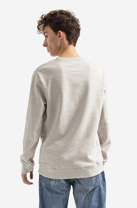 Clothing A.P.C. cotton sweatshirt Sweat Rufus COEBH.H27500 gray