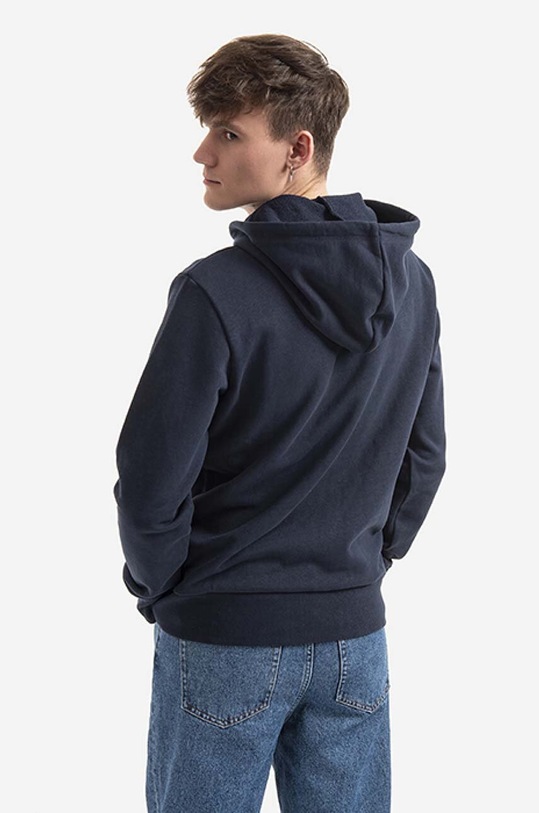 Odzież A.P.C. bluza bawełniana Leonard COETM.H27692 granatowy