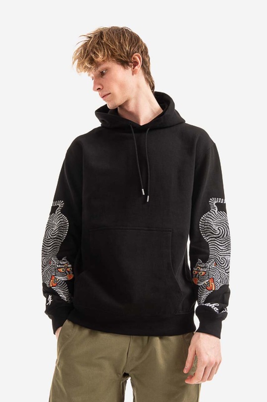 Maharishi bluza bawełniana Bluza Maharishi 8031 BLACK bawełna czarny 8031BLACK