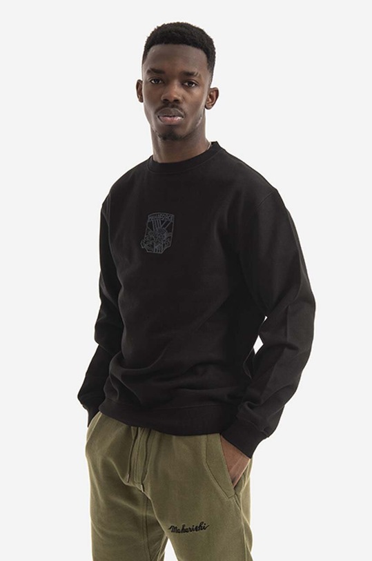 Maharishi cotton sweatshirt 8075.BLACK