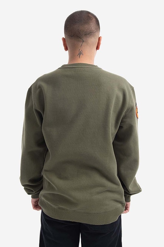 Clothing Maharishi cotton sweatshirt 9432.OLIVE green